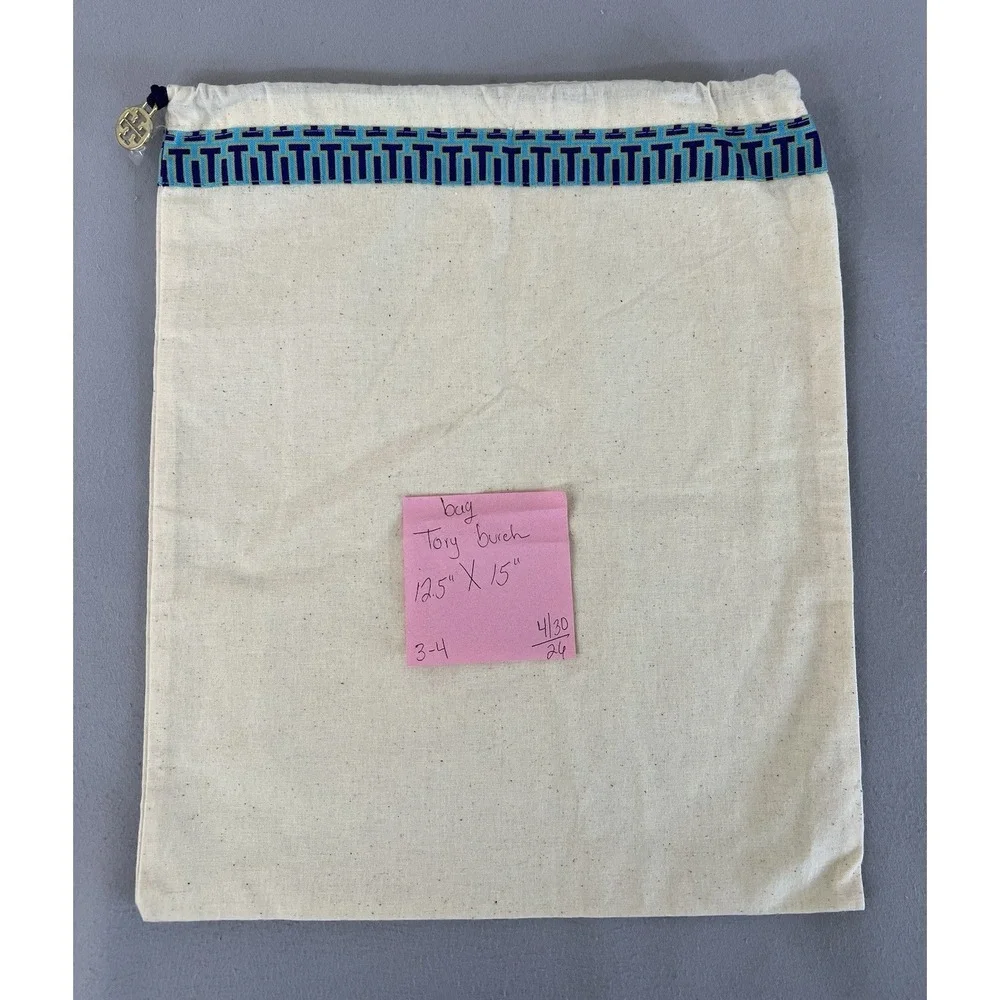 Tory Burch Dust Bag Drawstring‎ Travel Storage Bag 12.5